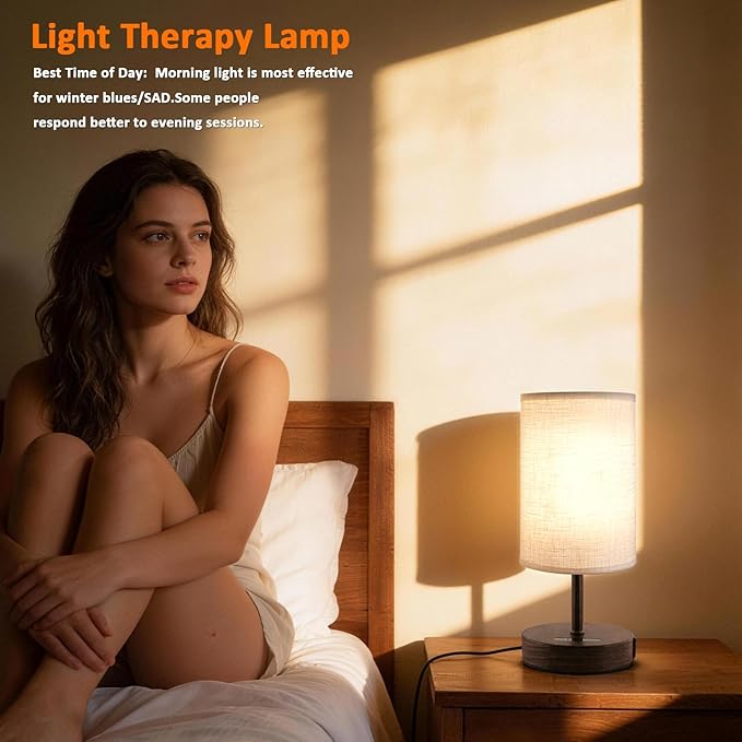 Light Therapy Lamp, 10000 Lux Natural Light Lamp Therapy Lamp with Remote Control, Sun Lamp 3 Color Temperature & Timer, Touch Control, Daylight Lamp for Home, Office, Bedroom