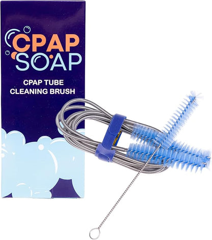 Cleaning Brush Set - Flexible Long and Short Brushes for Cleaning, Soft Bristles, for Tubes and Hard-to-Reach Places