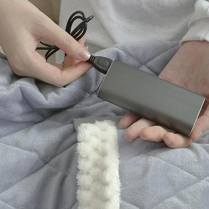 USB Electric Blanket | Portable USB Heating Blanket for Women,Soft Smart Temperature Control Winter Warmer for Car Bed Travel Home Desk Office Chair Dorm Couch