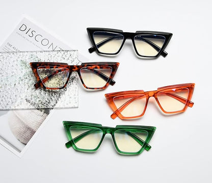 Eyekepper 4-pack Reading Glasses Blue Light Blocking Women Cat Eye Readers