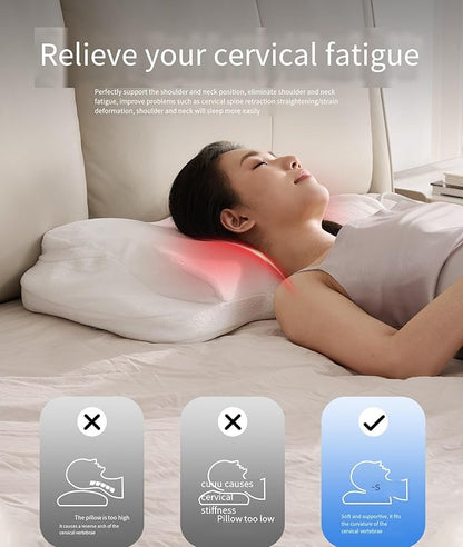 Bluetooth Pillow Designed for Tinnitus, Smart Anti-snoring Pillow, Neck and Shoulder Pain, Holiday Gift for Boyfriend and Girlfriend Parents