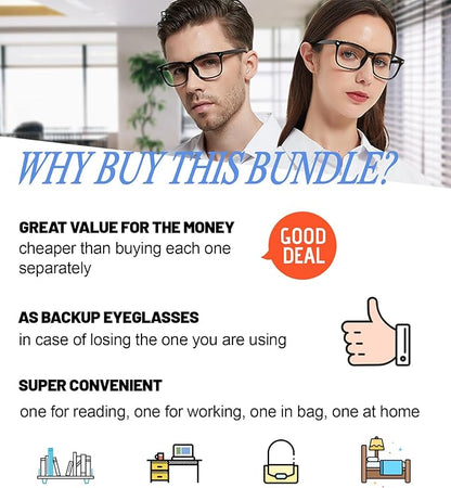 4 PACKS Blue Light Blocking Reading Glasses Women 1.0 1.25 1.5 1.75 2.0 2.25 2.5 2.75 3.0 3.5 4.0 5.0 6.0