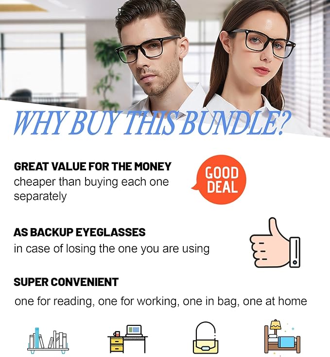 4 PACKS Blue Light Blocking Reading Glasses Women 1.0 1.25 1.5 1.75 2.0 2.25 2.5 2.75 3.0 3.5 4.0 5.0 6.0