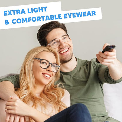 AOSM Blue Light Glasses for Men & Women,Gaming glasses Anti-Glare UV400 Protection,Blue Light Blocking to Relieve Eye Strain