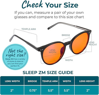 100% Blue Light Blocking Glasses - Better Sleep Anti Eye Strain Protection - Computer Gaming Women Men