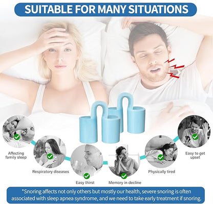 8pcs Anti Snoring Nose Vents Device That Work, Anti Nose Vents for Snoring Devices, Snoring Devices for Men, Nose Opener for Breathing Sleep, Stop Snoring Devices That Work for Men