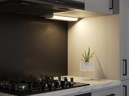 Good Earth Lighting 12" Smart Wi-Fi LED Direct Wire Undercabinet Bar - Wi-Fi + Bluetooth, White, 700 Lumen, Tunable Color Temp 2700K-6500K, Energy Star