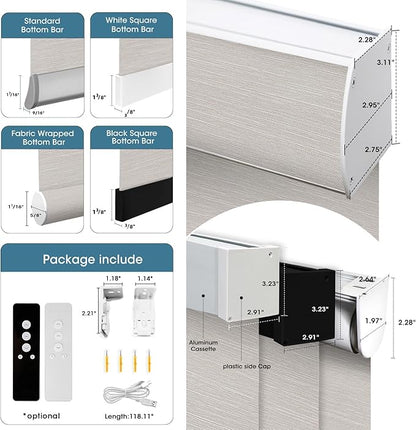 SmartWings Motorized Light Filtering Shades, 70% Blackout, Custom Size, Rechargeable Battery, Works with Matter/Apple HomeKit, Alexa, Thread/Zigbee, Remote Optional, 70% Essential Cream