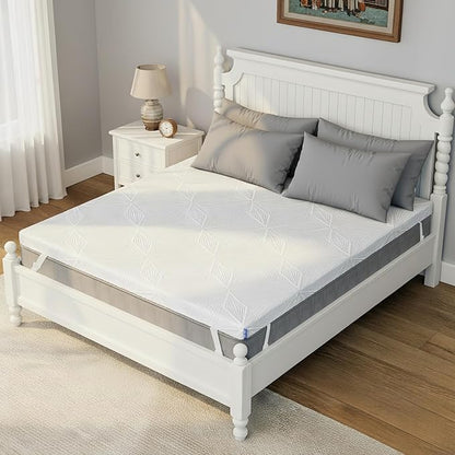 Ballad 3 Inch Gel Memory Foam Mattress Topper Twin XL Size, High Density Cooling Pad with Premium Removable Cover, Pressure Relief Bed Topper, (CertiPUR-US & Oeko-Tex Certified)
