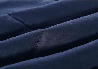 TONGDADA California King Size Weighted Blanket | 90''x108'',40lbs | Perfect for Couples,Designed for Heavy Weight Enthusiasts | Premium Cotton Material with Glass Beads | Navy