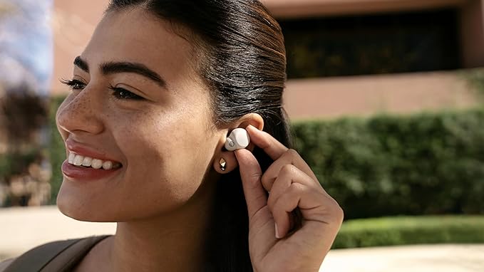 Sony LinkBuds S Truly Wireless Noise Canceling Earbud Headphones with Alexa Built-in, Bluetooth Ear Buds Compatible with iPhone and Android, White