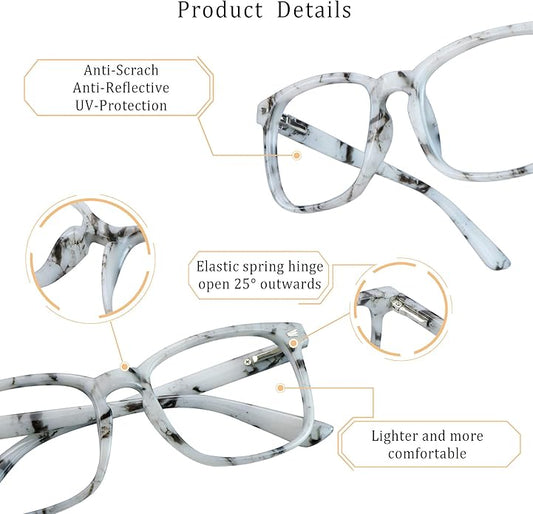 LifeArt Blue Light Blocking Glasses, Anti Eyestrain