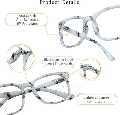 LifeArt Blue Light Blocking Glasses, Anti Eyestrain