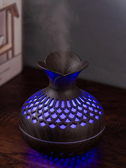 Portable Desktop Humidifier for Office, Small humidifier for Car, Travel, Baby Room with LED Light & Auto Shutoff, Bedroom Mini Humudifier, Quite Mist Humidifier (Dark Color)