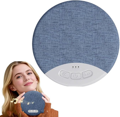 Bone Conduction Pillow Speaker, 11mm Ultra-Thin Pillow Bluetooth Speaker — Personal Audio & for Peaceful Nights, White Noise Timer Wireless Sleep Aid with Stereo Bass Private (Basic)