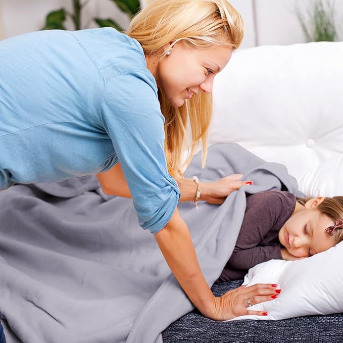 Faraday Blanket 26x40 Inch, Protection Cotton Blanket for Bed, Couch, Pregnancy and Babies