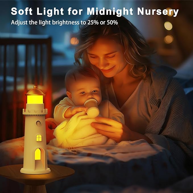 easuntec Moon Projection Night Light Color Changing, Rechargeable Dimmable Timer, RGB Night Light for Bedroom, Nursery, Kids, Adults, Moon Lighthouse Gifts for Girls Boys (RGB)