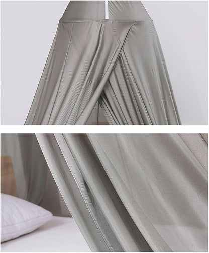 Faraday Fabric Silver Fiber EMF Protection Faraday Tent WiFi 5G Block RF Shielding Canopy Bed Cover Queen Size (Color : Silver, Size : Large)