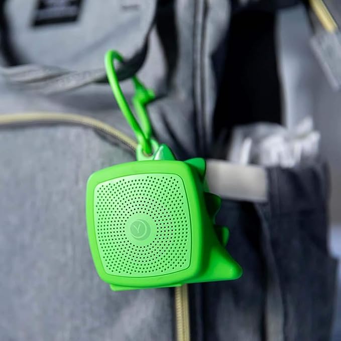Yogasleep Pocket Baby Soother Dinosaur, White Noise Machine, 6 Soothing Sounds & Timer For Better Sleep, Includes Brown Noise & Lullabies, Compact Size For Travel & Child Safe, Must Have Registry Gift