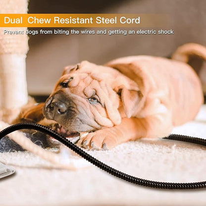 Toozey Large Pet Heating Pad, 6 Adjustable Temperature Heated Dog Bed with Timer, Waterproof Electric Heated Mat for Dogs and Cats, Chew Resistant Cord, Safe Indoor Use, 35x24in