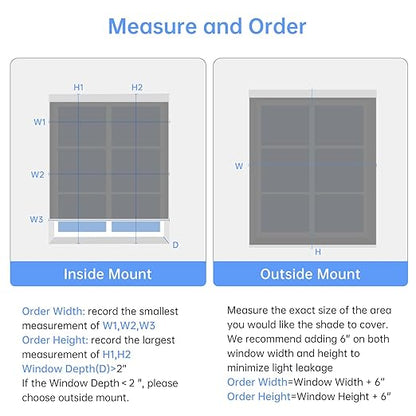 Motorized Blinds with Remote Control, 100% Blackout Cordless Wireless Electric Window Roller Shade Matter Motor Over Thread Compatible with Alexa/Google Home/Homekit (Fabric-White)