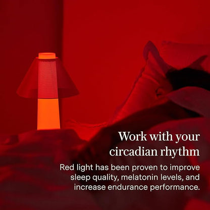 Loftie Smart Lamp - Sunrise Alarm, Wake-Up Light, Custom Color Modes, Nightstand Lamp Room Decor, Red Lights for Sleep, Morning & Evening Routines, Modern Table Lamps for Bedroom Decor, Office (Black)