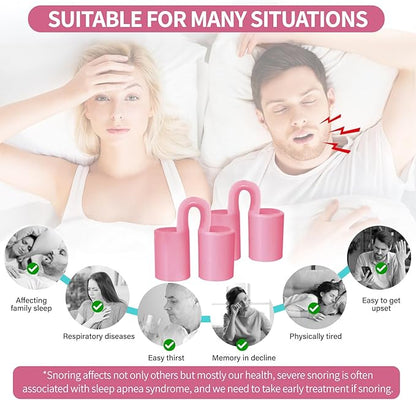 8pcs Anti Snoring Nose Vents Device That Work, Anti Nose Vents for Snoring Devices, Snoring Devices for Men, Nose Opener for Breathing Sleep, Stop Snoring Devices That Work for Men