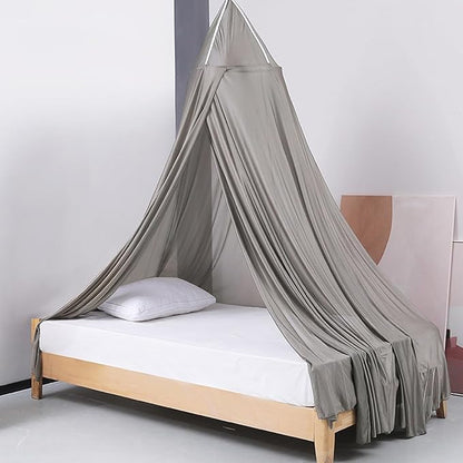 Faraday Fabric Silver Fiber EMF Protection Faraday Tent WiFi 5G Block RF Shielding Canopy Bed Cover Queen Size (Color : Silver, Size : Medium)