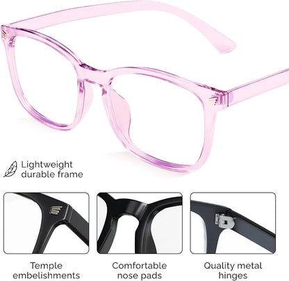 livho High Tech Blue Light Glasses - Advanced Blue Light Blocking Computer Glasses - Screen Fatigue & UV Protection