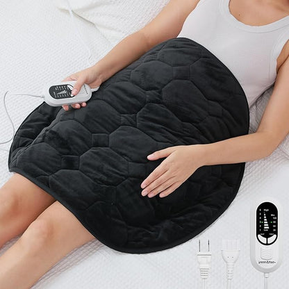 immtree Weighted Heating Pad for Deeper Pain Relief, 5lbs XXXL Size(29x24) with Fast Heat Technology, Heated Blankets for Adults, Relief for Back and Shoulder and Knee
