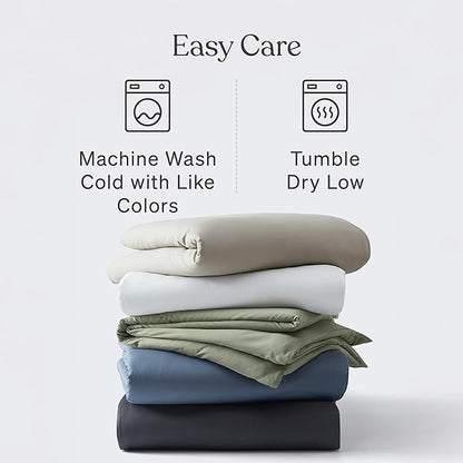Baloo 100% Cotton Duvet Cover for Weighted Blanket (Dusk - 80"x87" - Full/Queen Size) | Cool, Soft & Durable