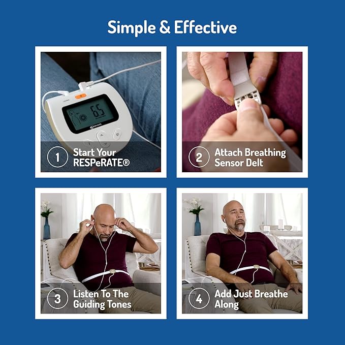 RESPeRATE Ultra Blood Pressure Lowering Device - Doctor Recommended Non-Drug Medical Device - Clinically Proven to Lower Blood Pressure Naturally - Just 15 Minutes a Day