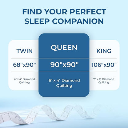 BDEUS Cooling Comforter King/Cali King Size with 2 Pillowcases Set, Soft Cooling Blanket for Hot Sleeper, Lightweight Summer Quilt, Cold Ice Feeling Double Side Bed Set, 106"X90"