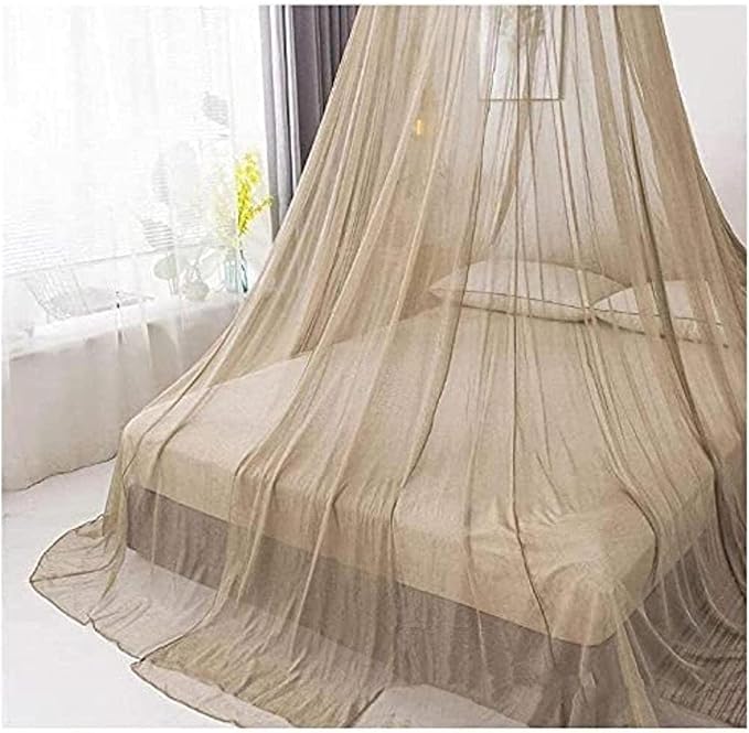 EMF Protection Dome Bed Canopy,Blocks Radiation/EMF/WiFi/ 5G & Other RF Mosquito Net Made by Silver Coated Mesh(Size:King(60x250x1200cm/2x8.2x39ft)) (Color : King(60x250x1200cm/2x8.2x39ft))