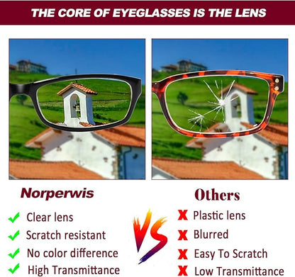 Kerecsen Reading Glasses 5 Pairs Fashion Ladies Readers Spring Hinge with Pattern Print Eyeglasses for Women (Mix Color -4, 0.50)