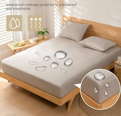 Queen Size Luxury Velvet Mattress Cover - Warm Thicken Mattress Protector with Elastic Band, Soft Fitted Sheet Deep Pocket 12In Topper - Bed Bedroom Sleep Comfort