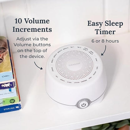 Yogasleep Whish White Noise Sound Machine, 16 Natural & Soothing Sounds, Volume Control for Baby & Adults, Get Office Privacy, Concentration, Sleep Aid, Compact for Easy Travel, Essentials for Nursery