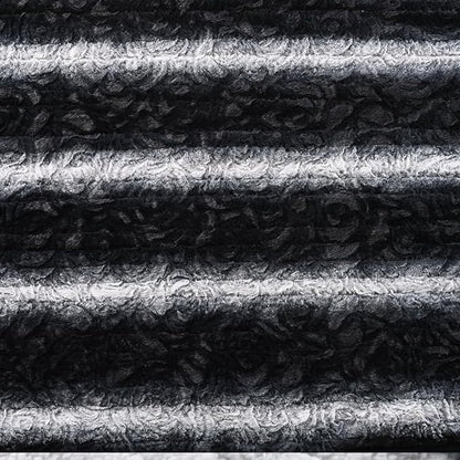 WOOMER Heated Blanket Queen Size 84" x 90", Electric Blanket with Dual Controls, 0.5-12 Hours Timer & 10 Heating Levels, ETL Certified, Black Grey Flowers Patterns Faux Fur & Sherpa, Machine Washable