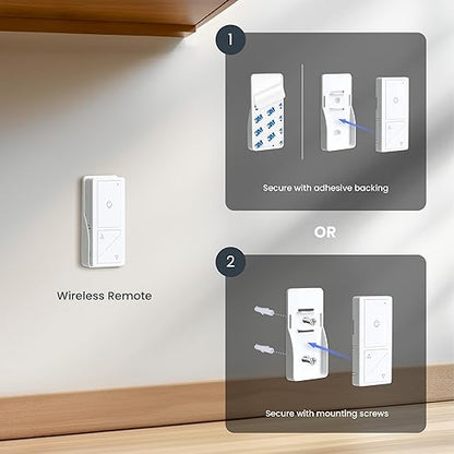 Feit Electric Smart WiFi Dimmer Switch with Remote, Single-Pole/3-Way/4-Way, Voice Control with Alexa & Google Asst, Wireless Wall-Mount Remote, App Control, Neutral Wire Required