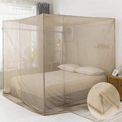 Anti Radiation Bed Net Canopy,Square EMF Shielding Canopy Made by Silver Coated Mesh Radiation Shielding Rate 99.99% for WiFi Router Guard,220220220cm