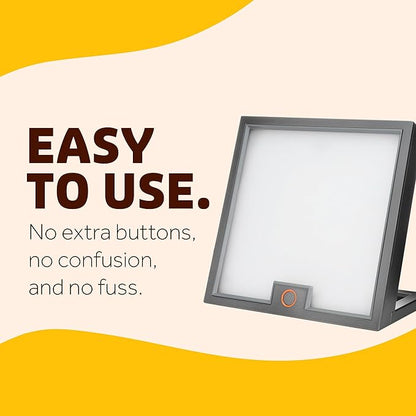 Circadian Optics Lumine Bright Light Therapy Desk Lamp | As Seen On Shark Tank | Ultra Powerful 10,000 LUX Brightness | 5500K Color Mimics Noon Day Sun | Improve Your Mood, Sleep, Energy & Focus