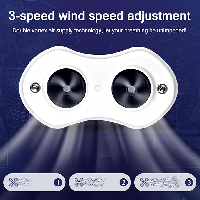 Electric Anti Snore Device, Adjustable Wind Speed Snoring Solution, Mini Anti Snoring Devices Nose Vents Plugs,Stop Snoring for Men & Women