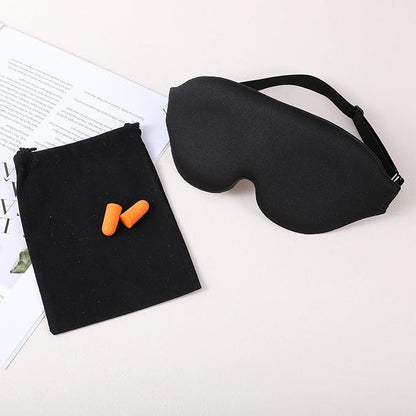 Sleep Mask for Side Sleeper Women Men, 3D Contoured Sleeping Mask, 99% Light Blocking Zero Eye Pressure Cup Blindfold with Adjustable Elastic Strap and Foam Ear Plugs for Sleeping, Yoga, Traveling