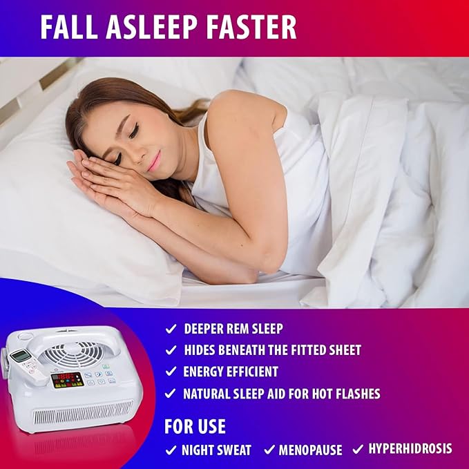 Water Circulating Pillow Pad for Thermacycle; Cooling and Heating Sleep Pad for Head - Natural Sleep Aid for Hot Flashes, Night Sweats, Menopause, Insomnia, Hyperhidrosis (Pillow Pad Only)