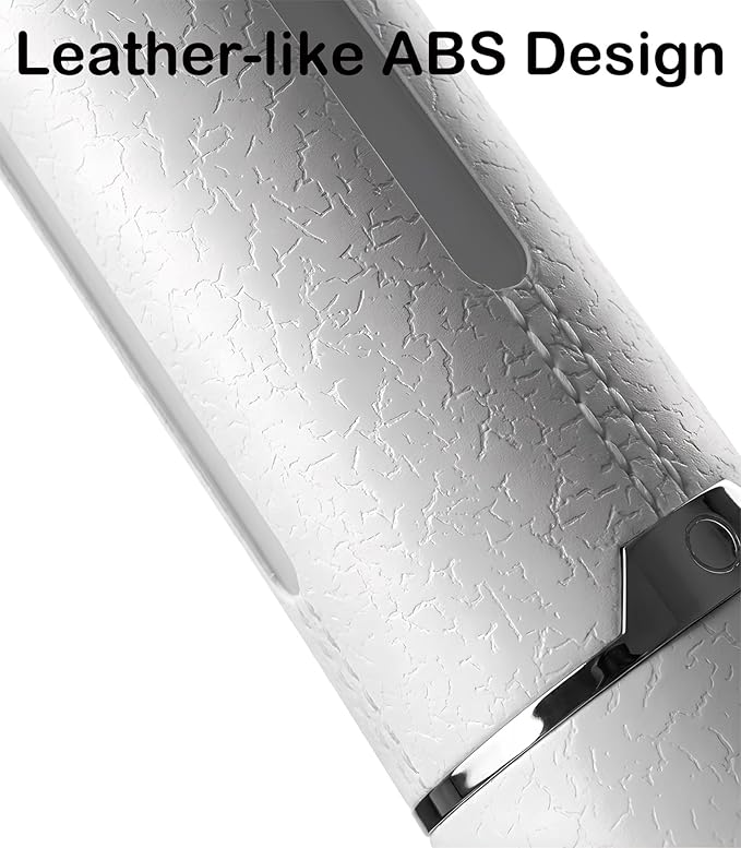 Light Therapy Lamp, 10000 LUX LED Desk Sunlight Lamp, UV-Free Full Spectrum Mood Lighting with Night Light, Rechargeable for Home Office, Leather-Like Texture