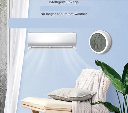 Programmable Thermostat, Indoor Temperature and Humidity Sensor Digital Climate Monitor for Living Room Bedroom Office,Smart Thermostat