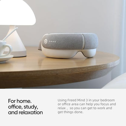 Eye Massager & Bluetooth Heat Sleep mask,Parents Gift Sets |With storage bag & greeting card | Migraine Relief,Relaxation,Bedtime Stress Relief | White Noise,3D airbag kneading| Smart Head Massager
