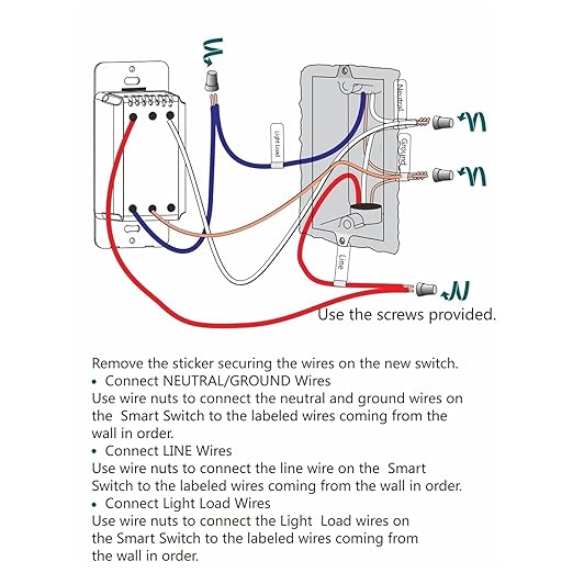Dimmer Switch with Wireless Remote Control, Dimmer Light Switch, Single Pole Smart Light Switch Support 2.4G&5G Compatible with Alexa