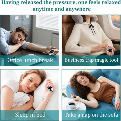 Handheld Sleep Aid Device, Sleep Assisted Low-Frequency Pulse Generator, Relief Anxiety Help Sleep, USB Rechargeable