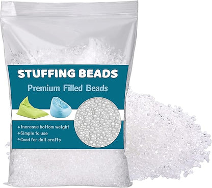 250g/8.81oz Premium Stuffing Beads, Stuffing for Stuffed Animals, Sandbags, Filled Beads Weighted Stuffing Bead for Halloween Christmas Craft DIY Decor